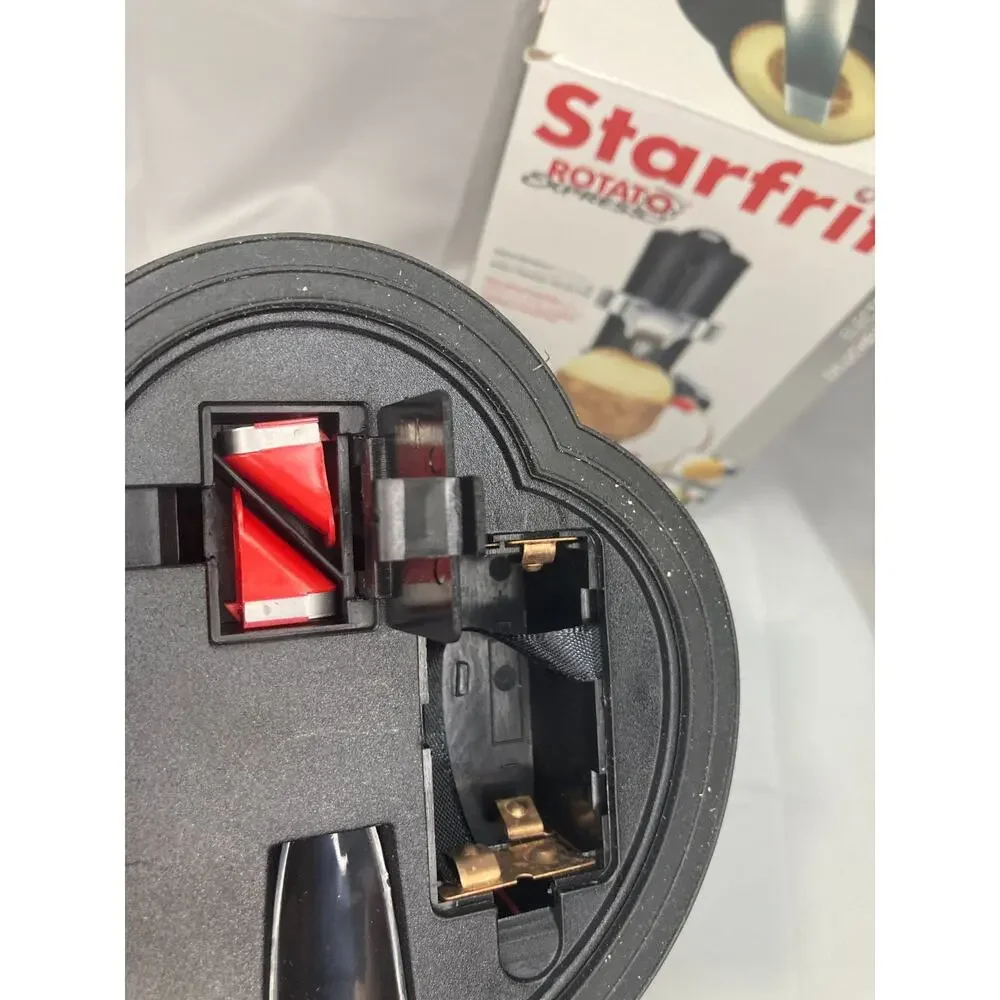 Starfrit Rotato Express Electric Peeler Black - w/ 6V Power Adapter & Extra Blad